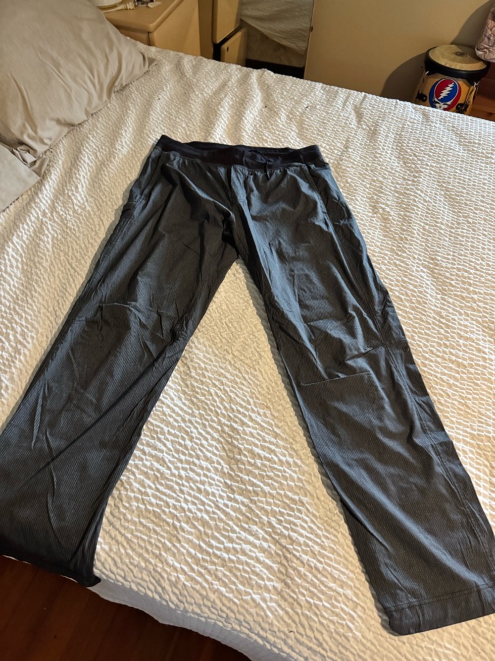 lululemon athletica Men's Charcoal Pinstripe Joggers